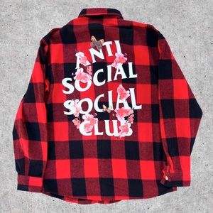 Anti social social club Red Flannel